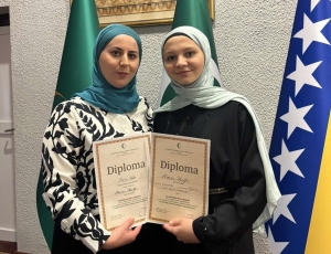 Almira Ibreljić osvojila 2. mjesto na državnom takmičenju iz Vjeronauke