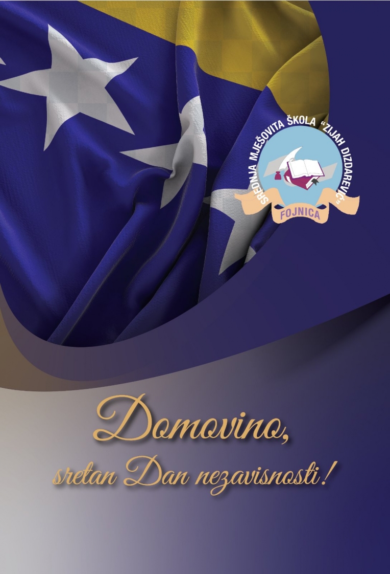Čestitka povodom 1. marta - Dana nezavisnosti Bosne i Hercegovine