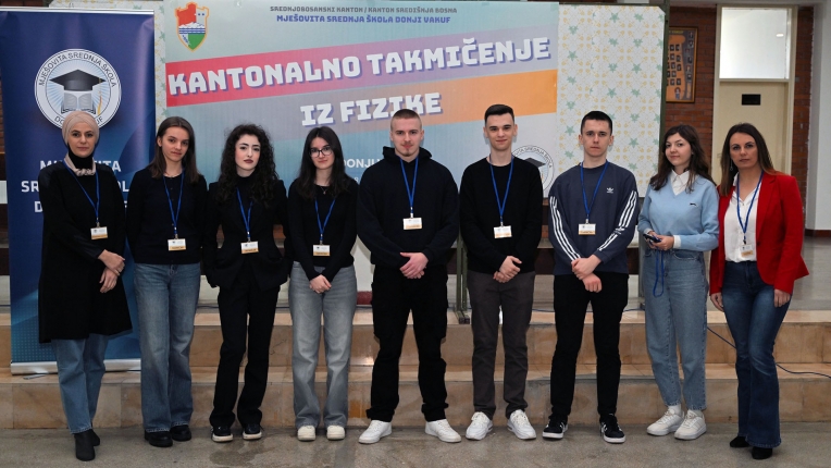 Učenici SMŠ “Zijah Dizdarević” Fojnica osvojili sva PRVA MJESTA na Kantonalnom takmičenju iz fizike